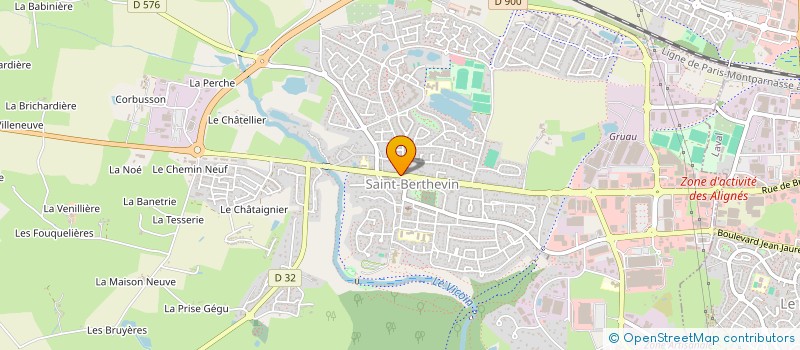 localisation de l'entreprise SARL UNIPERSONNELLE D GERBAULT  SAINT-BERTHEVIN