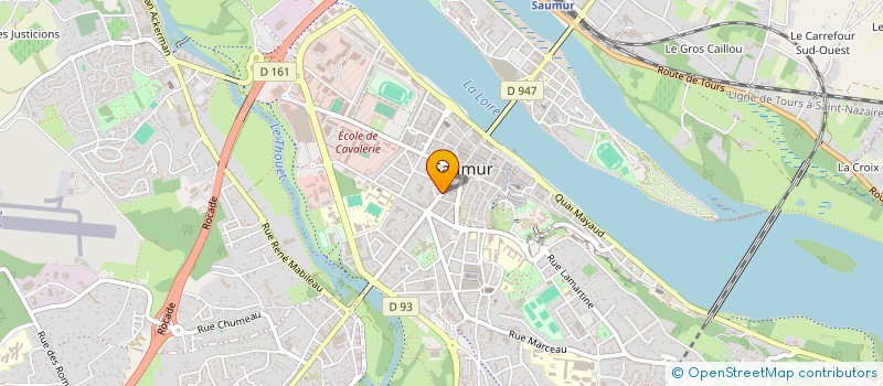 localisation de l'entreprise SARL UNIPERSONNELLE DELTEX à SAUMUR