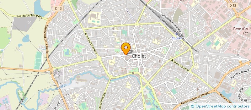 localisation de l'entreprise SARL UNIPERSONNELLE EURONET à CHOLET