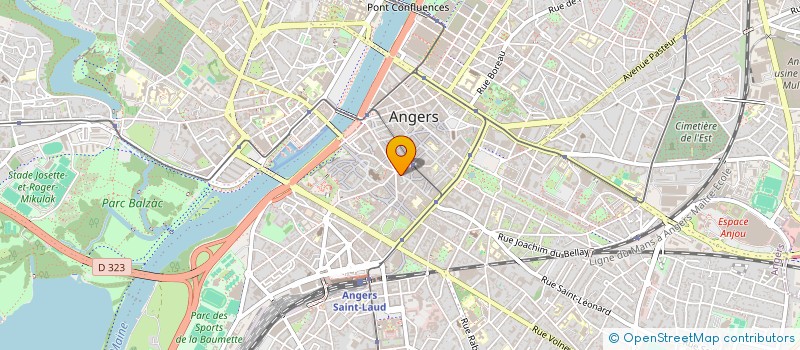 localisation de l'entreprise SARL UNIPERSONNELLE FASTE  ANGERS