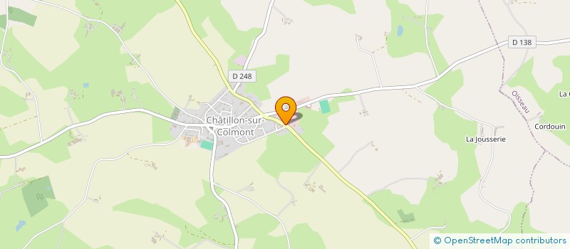 localisation de l'entreprise SARL UNIPERSONNELLE FOURNAGE DANIEL à CHATILLON-SUR-COLMONT