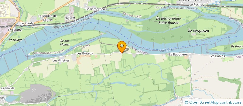 localisation de l'entreprise SARL UNIPERSONNELLE GRIMAULT MAURICE à OREE-D'ANJOU