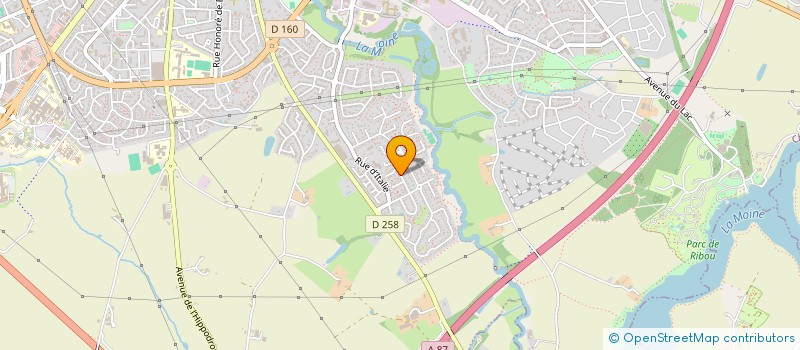 localisation de l'entreprise SARL UNIPERSONNELLE HENRI HOURDEAU à CHOLET