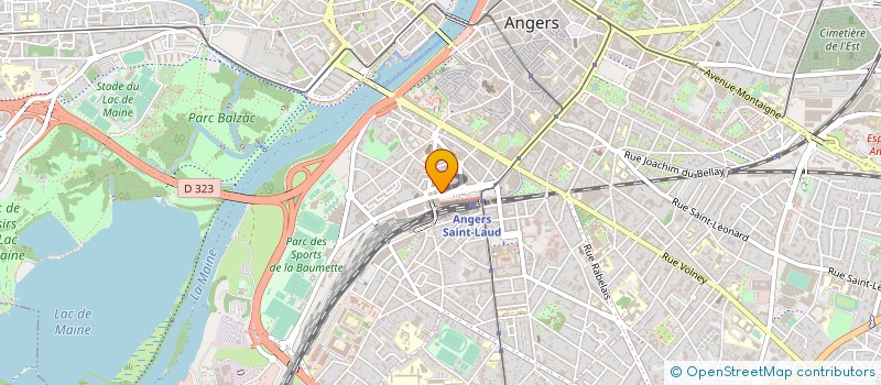 localisation de l'entreprise SARL UNIPERSONNELLE HOTEL DE CHAMPAGNE à ANGERS