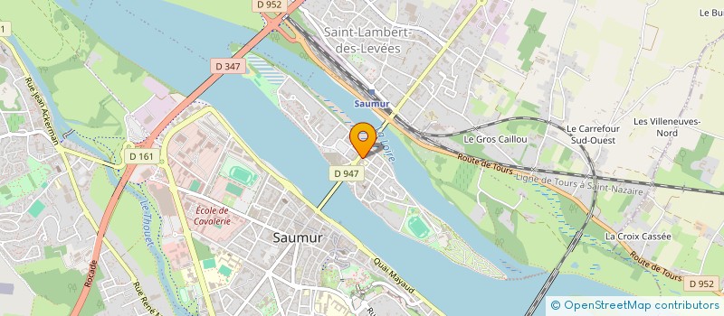 localisation de l'entreprise SARL UNIPERSONNELLE JP PANNIER  SAUMUR