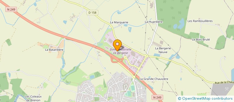 localisation de l'entreprise SARL UNIPERSONNELLE JYGA PROCESS à LA SEGUINIERE