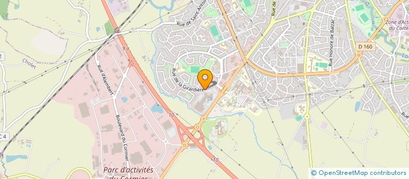localisation de l'entreprise SARL UNIPERSONNELLE LA FLEUR à CHOLET