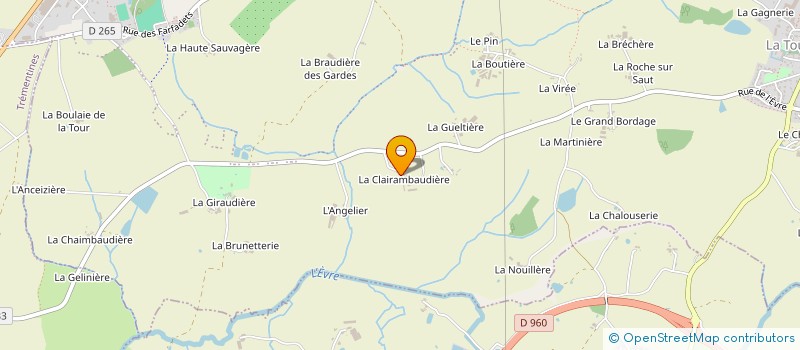 localisation de l'entreprise SARL UNIPERSONNELLE LANDREAU BERNARD à CHEMILLE-EN-ANJOU