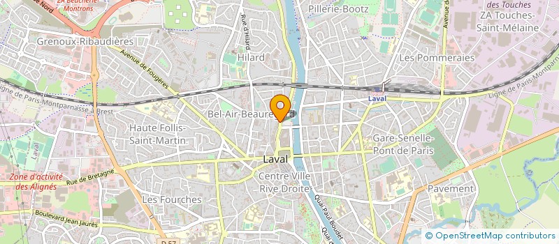 localisation de l'entreprise SARL UNIPERSONNELLE LE SAIGON à LAVAL