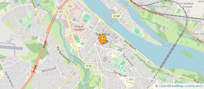 localisation de l'entreprise SARL UNIPERSONNELLE LE VOLNEY à SAUMUR