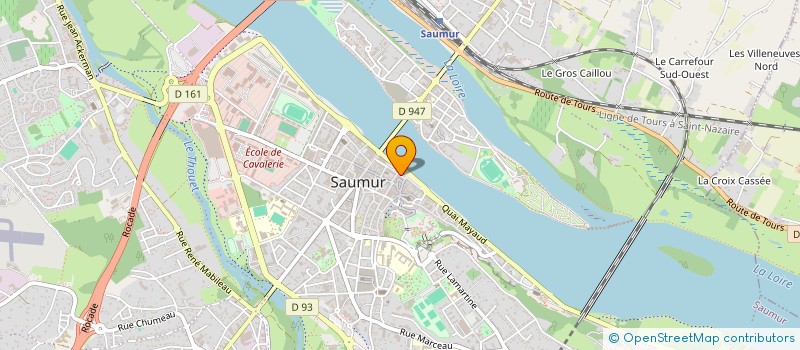 localisation de l'entreprise SARL UNIPERSONNELLE LE VOLUME  SAUMUR