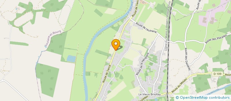localisation de l'entreprise SARL UNIPERSONNELLE LES TROIS RIVIERES à BRIOLLAY