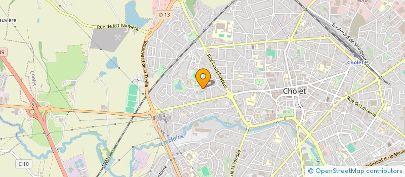 localisation de l'entreprise SARL UNIPERSONNELLE MANCEAU à CHOLET