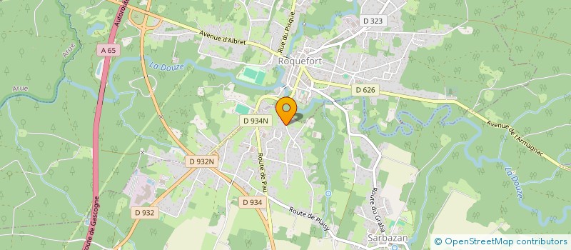 localisation de l'entreprise SARL UNIPERSONNELLE MARSAN  POUYDESSEAUX