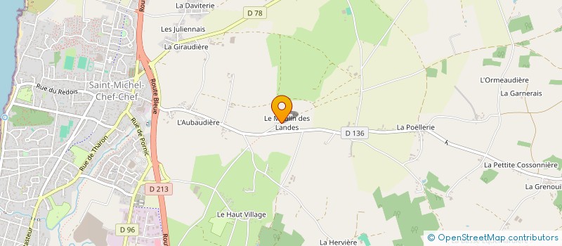 localisation de l'entreprise SARL UNIPERSONNELLE MOREAU à SAINT-MICHEL-CHEF-CHEF