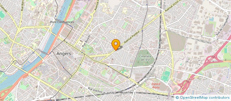 localisation de l'entreprise SARL UNIPERSONNELLE MULTICOLIS  ANGERS