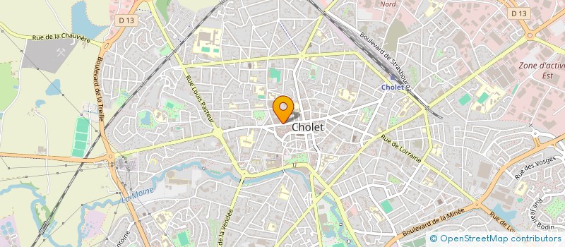 localisation de l'entreprise SARL UNIPERSONNELLE MUSIC STATION à CHOLET