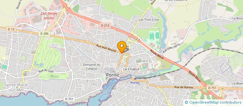 localisation de l'entreprise SARL UNIPERSONNELLE PITTIGLIO  PORNIC