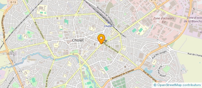 localisation de l'entreprise SARL UNIPERSONNELLE PIZZA ST PIERRE à CHOLET