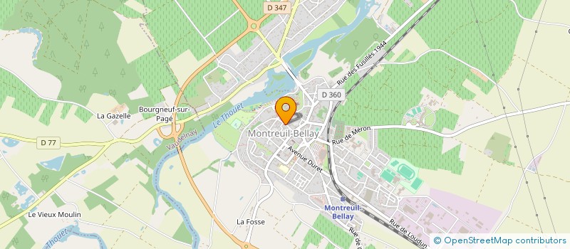 localisation de l'entreprise SARL UNIPERSONNELLE PRO PATRIA à MONTREUIL-BELLAY