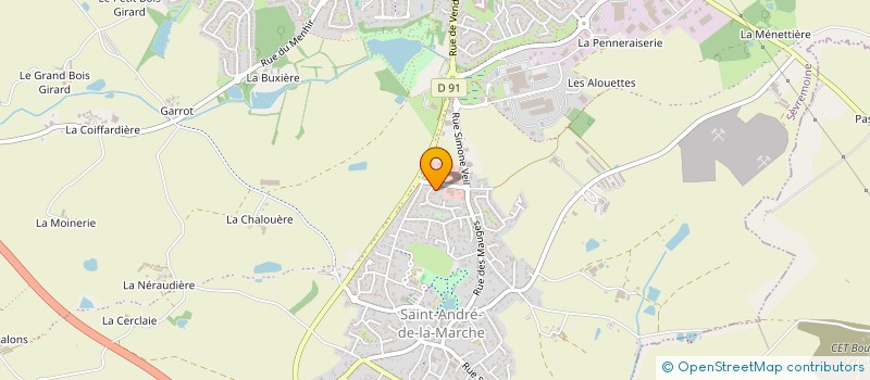 localisation de l'entreprise SARL UNIPERSONNELLE RIPOCHE TERRASSEMENT  SEVREMOINE