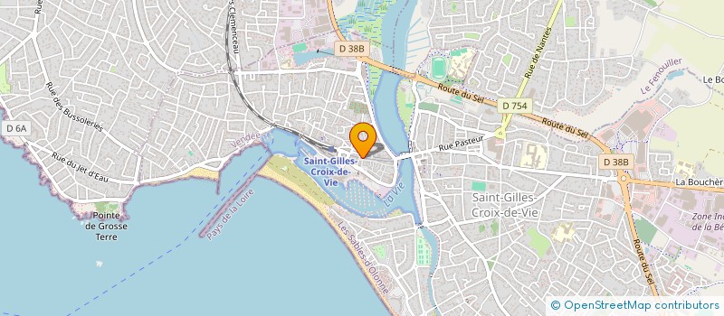 localisation de l'entreprise SARL UNIPERSONNELLE SEJOURNE à SAINT-GILLES-CROIX-DE-VIE
