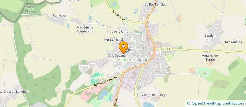 localisation de l'entreprise SARL UNIPERSONNELLE TELE BRIERE à SAINT-LYPHARD