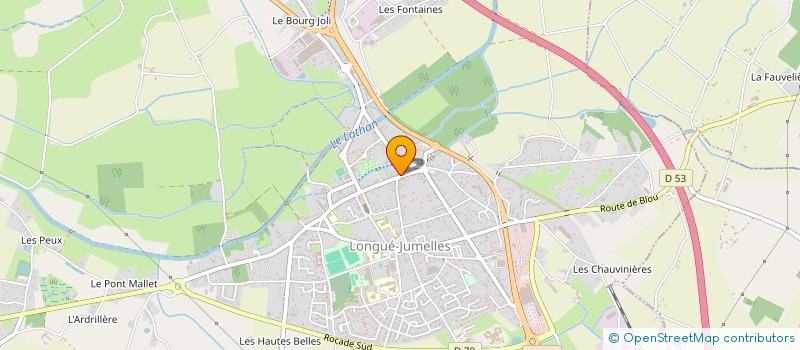 localisation de l'entreprise SARL UNIPERSONNELLE THOMAS à LONGUE-JUMELLES