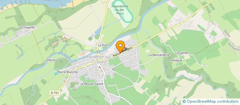 localisation de l'entreprise SARL UNIPERSONNELLE TRAITEUR SERVICE à ROCHEFORT-SUR-LOIRE