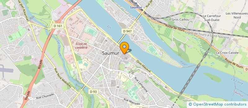 localisation de l'entreprise SARL UNIPERSONNELLE VALLIN  SAUMUR