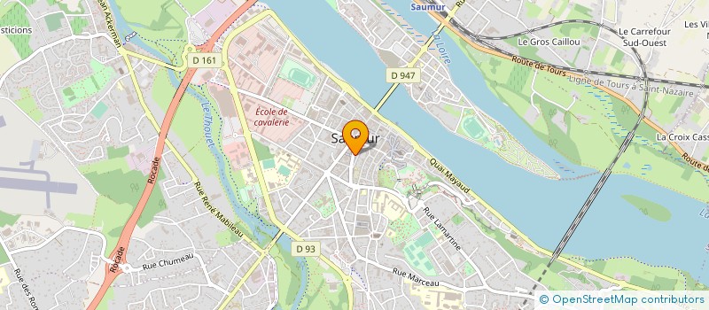 localisation de l'entreprise SARL UNIPERSONNELLE VIDEORAMA à SAUMUR