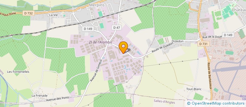 localisation de l'entreprise SARL UNIPOL à MERPINS