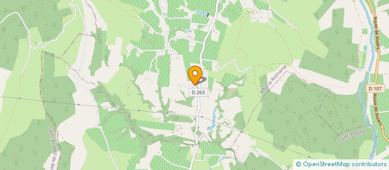 localisation de l'entreprise SARL UNISTARS-PRODUCTION  ALBA-LA-ROMAINE