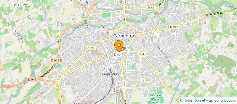 localisation de l'entreprise SARL UNIVERS  CARPENTRAS