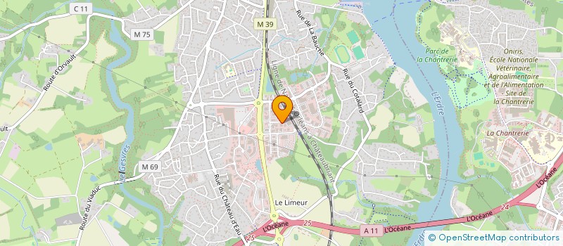 localisation de l'entreprise SARL UNIVERSAL FITNESS à LA CHAPELLE-SUR-ERDRE