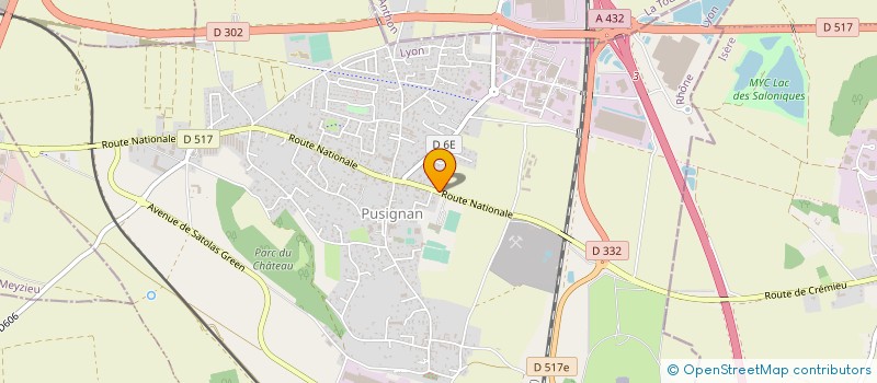 localisation de l'entreprise SARL UNIVERSEL  PUSIGNAN