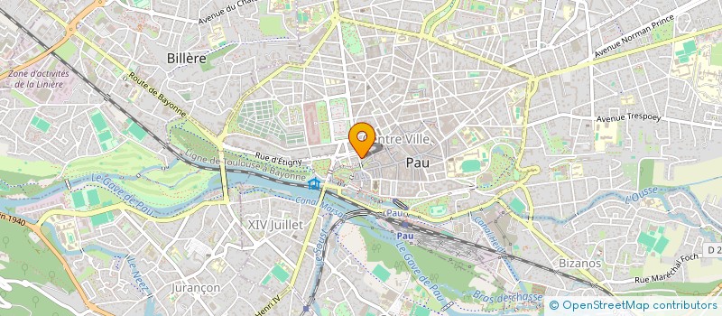 localisation de l'entreprise SARL UP & DOWN à PAU