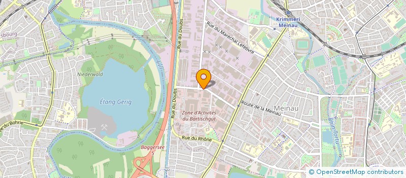 localisation de l'entreprise SARL UP GLASS à STRASBOURG