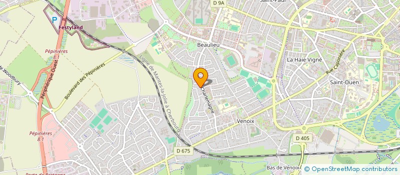 localisation de l'entreprise SARL UP SIDE  CAEN