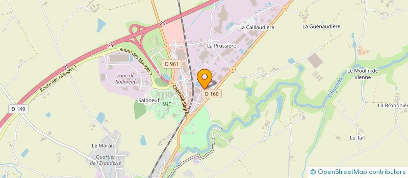 localisation de l'entreprise SARL UPB LINGERIE à CHEMILLE-EN-ANJOU