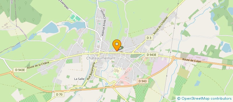 localisation de l'entreprise SARL URAJI  CHATEAUMEILLANT