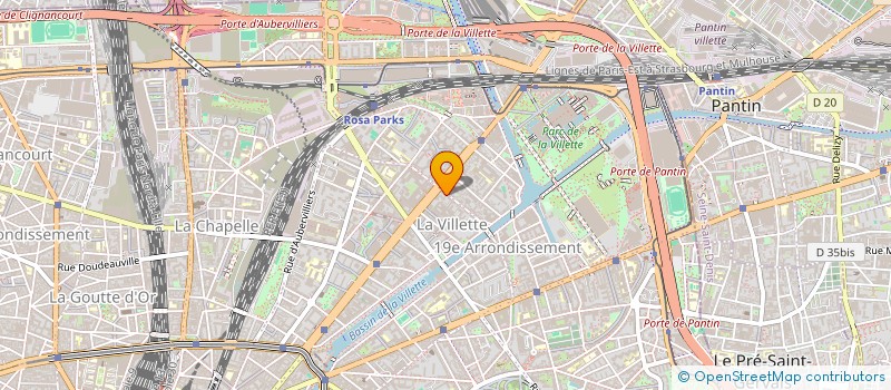 localisation de l'entreprise SARL URBAIN DEMOLITION CONSTRUCTION  PARIS