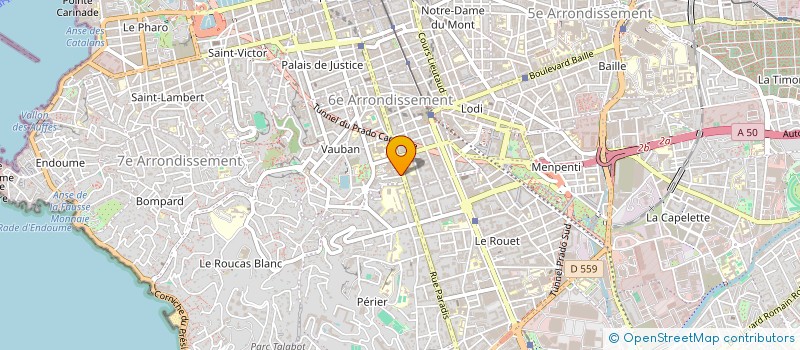 localisation de l'entreprise SARL URGENCE SERVICE à MARSEILLE