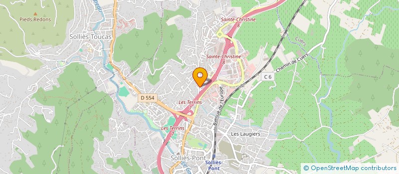 localisation de l'entreprise SARL USIBAT à SOLLIES-PONT