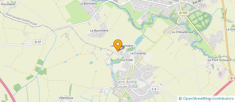 localisation de l'entreprise SARL USINAGE ET MAINTENANCE INDUSTRIELLE  SAINT-ANDRE-GOULE-D'OIE