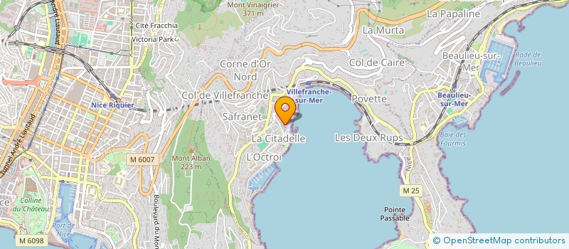localisation de l'entreprise SARL V.4 à VILLEFRANCHE-SUR-MER