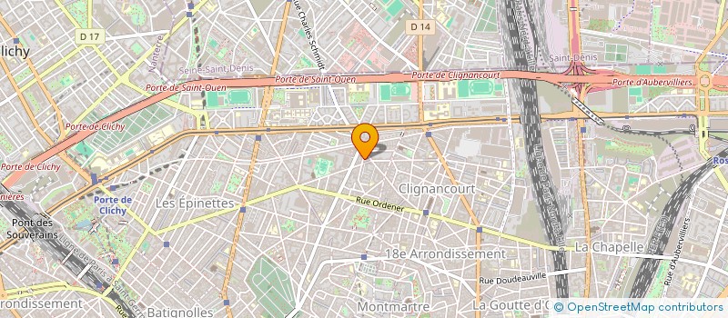 localisation de l'entreprise SARL V.BRISSET  PARIS