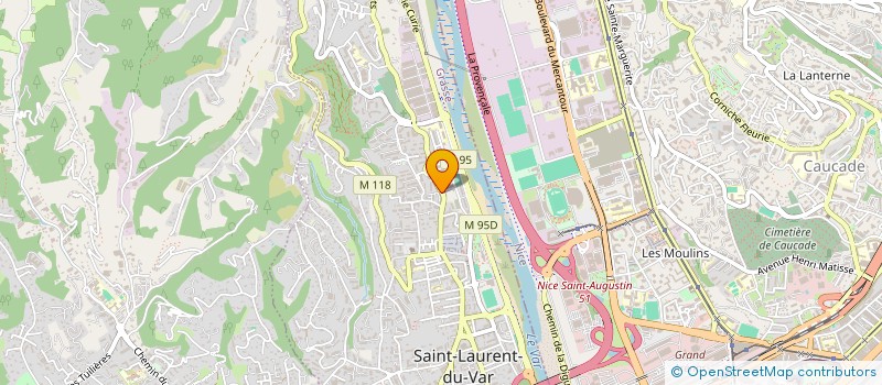 localisation de l'entreprise SARL V.G. BROSSARD à SAINT-LAURENT-DU-VAR