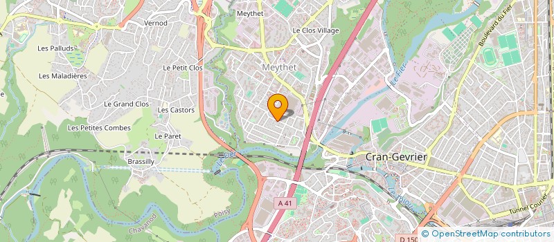 localisation de l'entreprise SARL V.L.V. VENTE LOCATION VIDEO  ANNECY