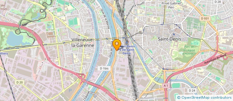 localisation de l'entreprise SARL V.M.F SERVICES à SAINT-DENIS